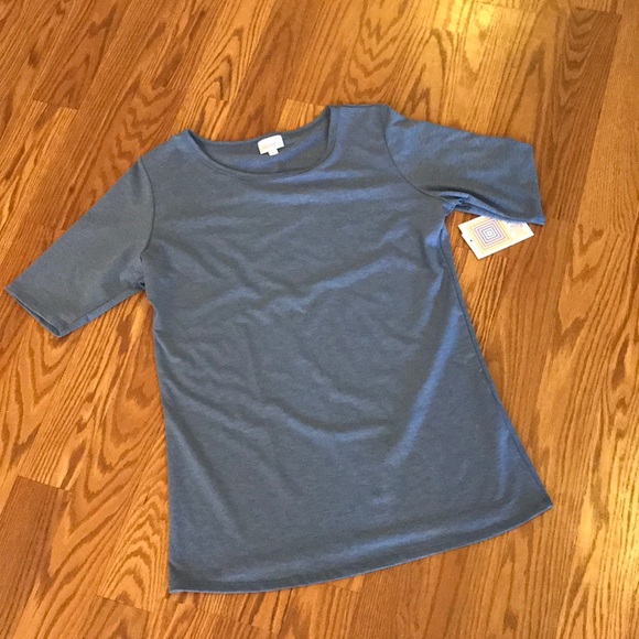 LuLaRoe Tops - Large purple/blue Heathered Gigi